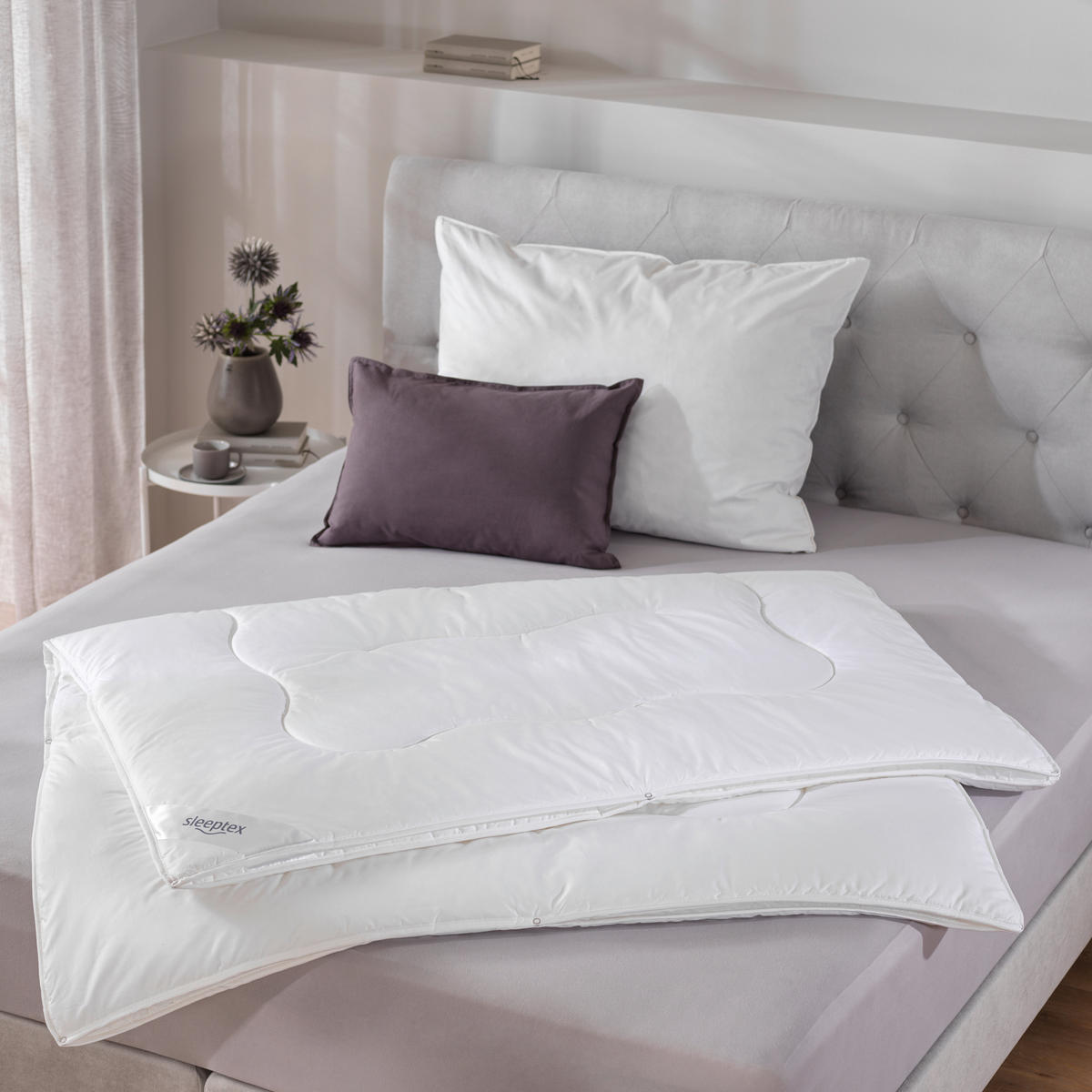 DUO-DECKE 140/200 cm  - Weiß, Basics, Textil (140/200cm) - Sleeptex