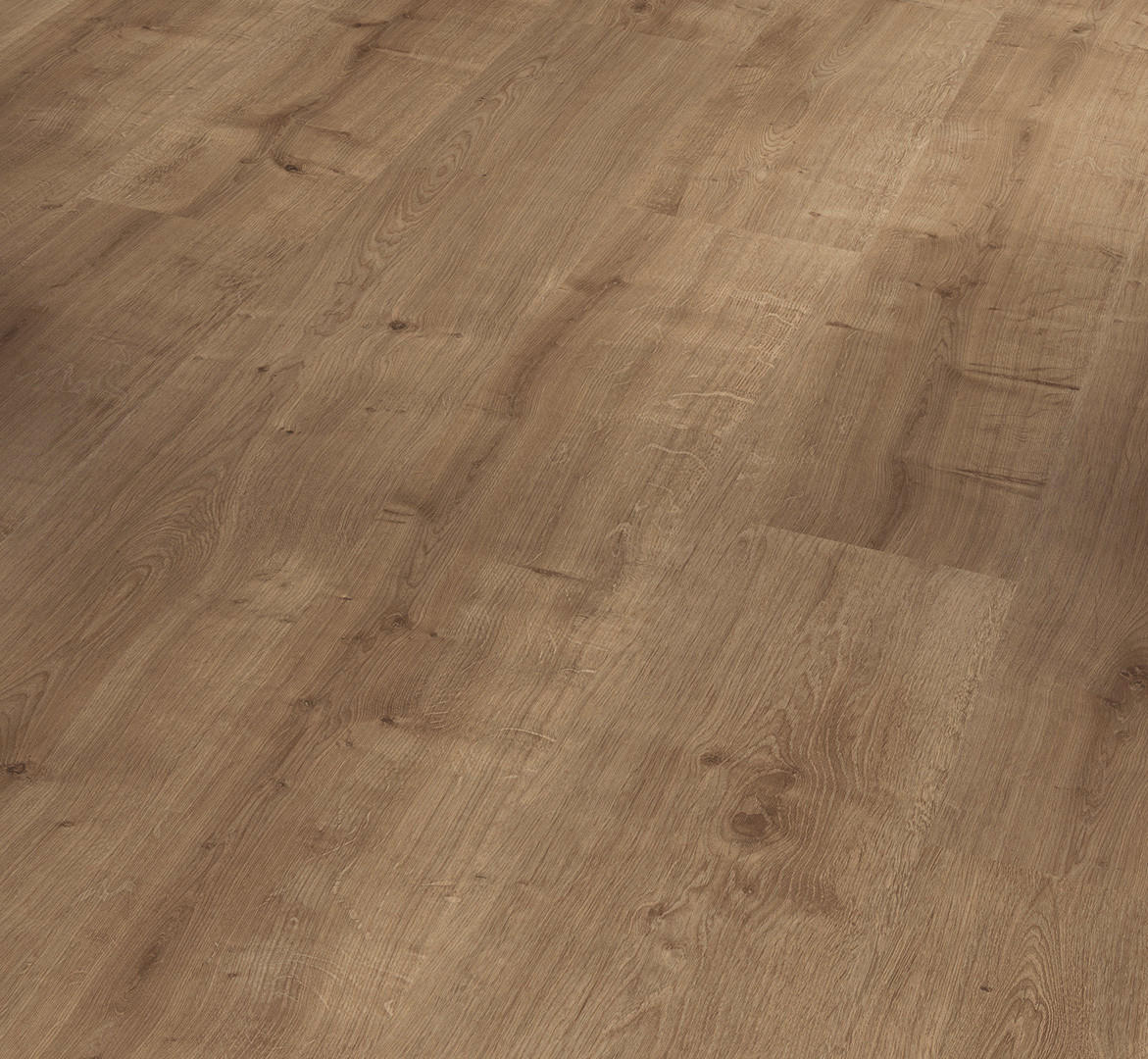 LAMINATBODEN Laminat Basic 400  per  m² - Eichefarben, Basics, Holzwerkstoff (128.5/19.4/0.8cm) - Parador