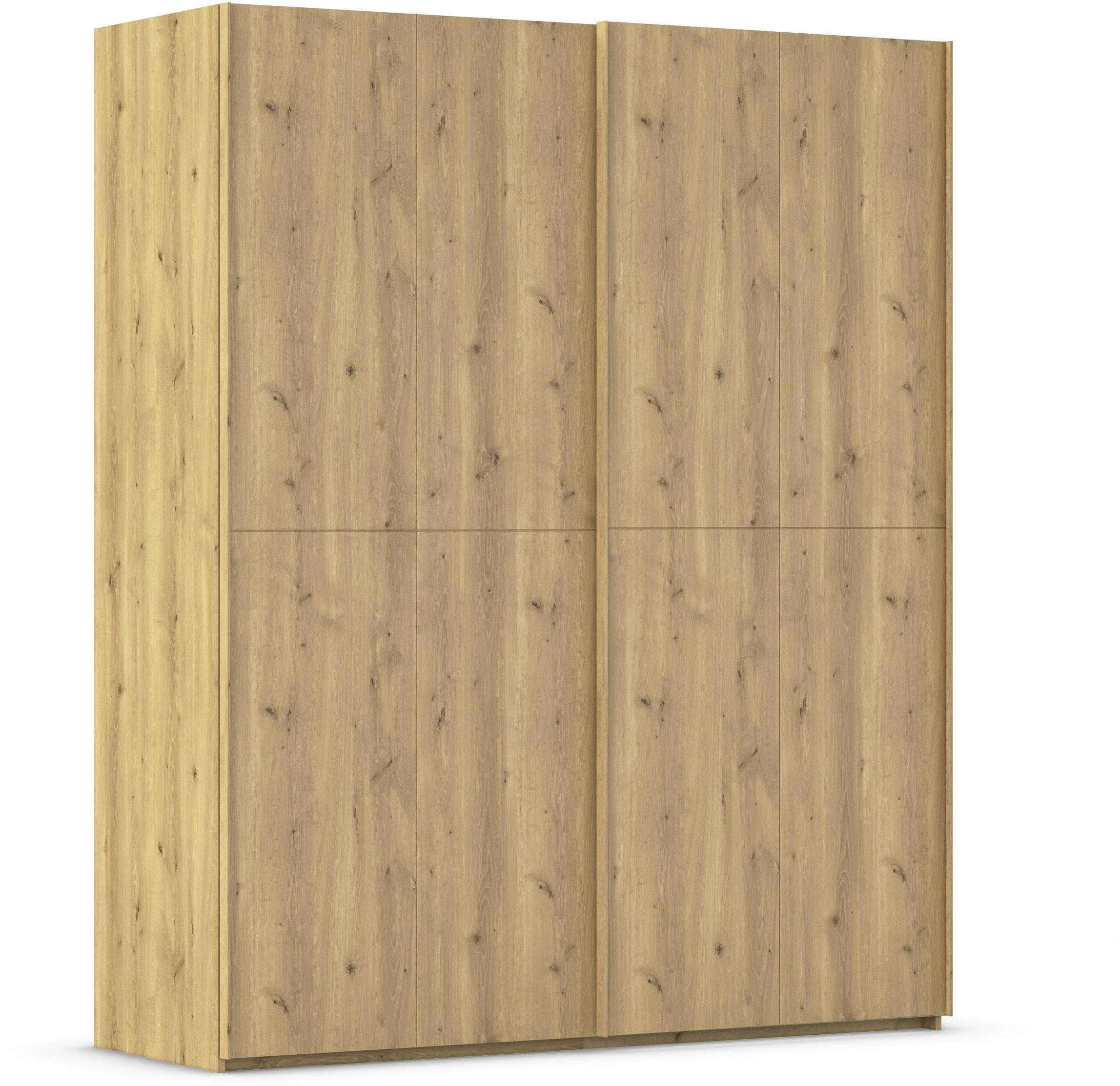 SCHWEBETÜRENSCHRANK 180/223/68 cm 2-türig Eichefarben  - Eichefarben, Design, Holz/Holzwerkstoff (180/223/68cm) - Novel