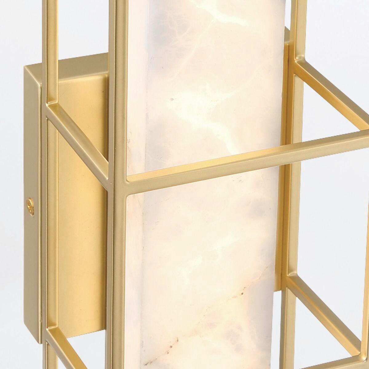 LED-WANDLEUCHTE    - Goldfarben, KONVENTIONELL, Glas/Metall (40,6/12,7/11,5cm) - Elstead Lighting