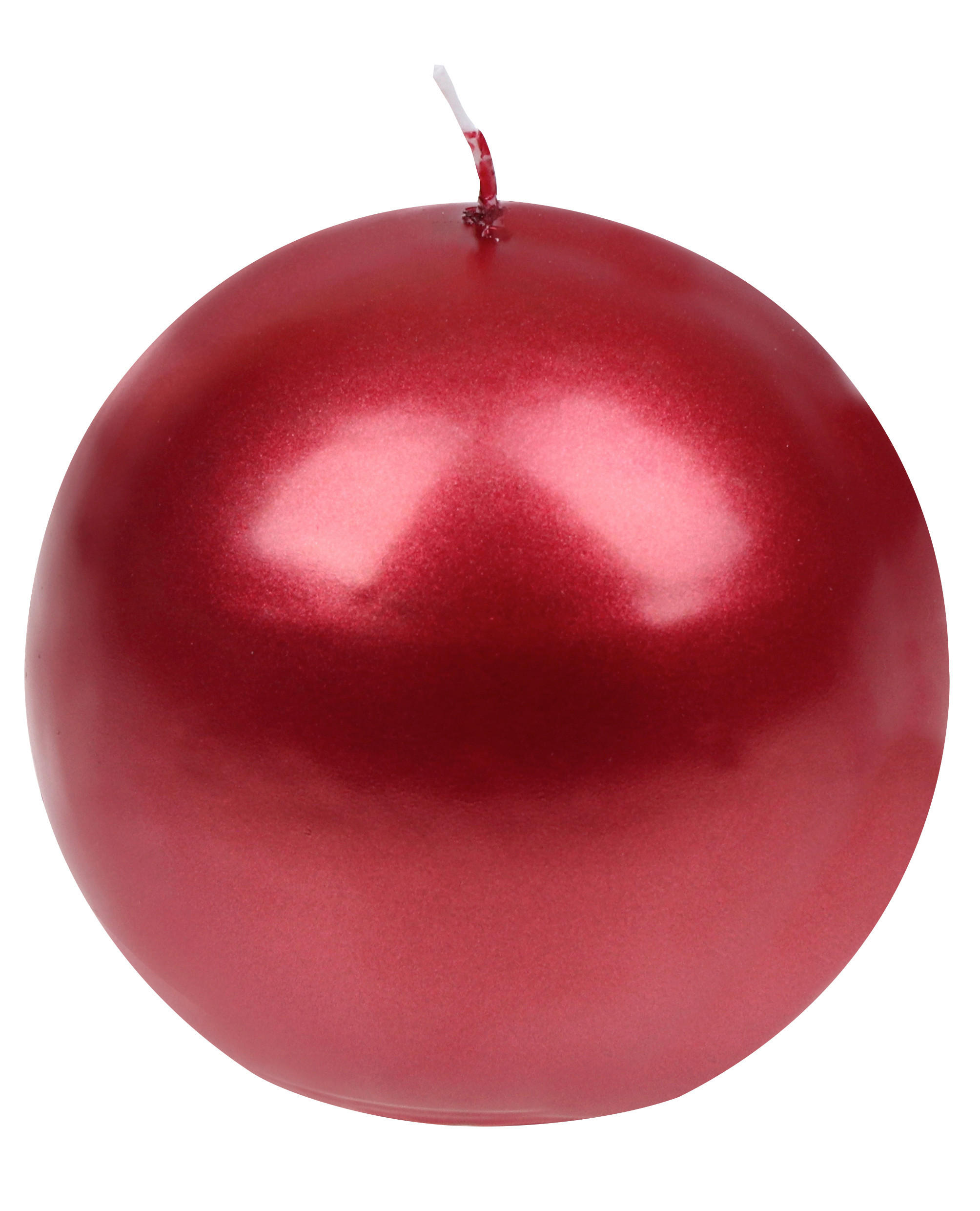 KERZE - Rot, Basics, Paraffin (8,0cm) - Steinhart