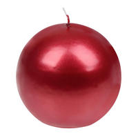 KERZE - Rot, Basics, Paraffin (8,0cm) - Steinhart