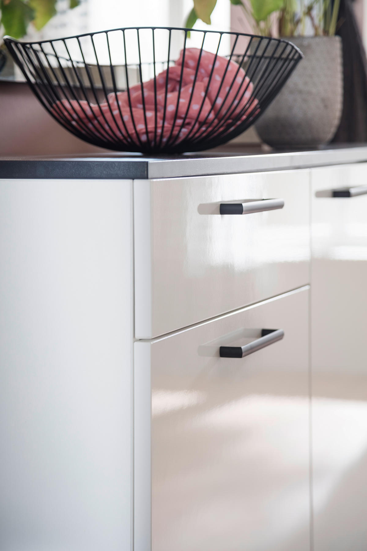GARDEROBE 5-teilig  in 250/200/38 cm  - Anthrazit/Weiß, KONVENTIONELL, Holzwerkstoff (250/200/38cm) - Moderano