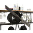 Bar in Grün, Naturfarben - Schwarz/Naturfarben, Trend, Holz/Metall (198/60/93cm) - Ambia Home Bar in Grün, Naturfarben - Schwarz/Naturfarben, Trend, Holz/Metall (198/60/93cm) - Ambia Home