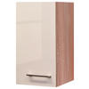 KÜCHENOBERSCHRANK 30/54,8/32 cm  in Sonoma Eiche, Kaschmir  - Kaschmir/Edelstahlfarben, MODERN, Holzwerkstoff/Metall (30/54,8/32cm) - FlexWell