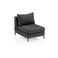 LOUNGEMITTELTEIL  - Anthrazit, Basics, Textil/Metall (69/70/96cm) - Kettler