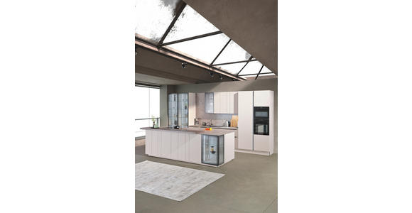 EINBAUKÜCHE   - Eichefarben/Sahara, Design, Holzwerkstoff - Dieter Knoll