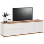 LOWBOARD  in 184/54/42 cm  - Schwarz/Weiß, Design, Holzwerkstoff/Kunststoff (184/54/42cm) - Xora