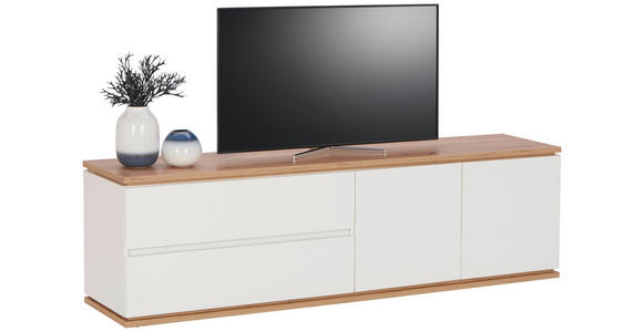 LOWBOARD  in 184/54/42 cm  - Schwarz/Weiß, Design, Holzwerkstoff/Kunststoff (184/54/42cm) - Xora