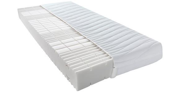 KOMFORTSCHAUMMATRATZE 100/220 cm Höhe ca. 18 cm - Weiß, Basics, Textil (100/220cm) - Sleeptex