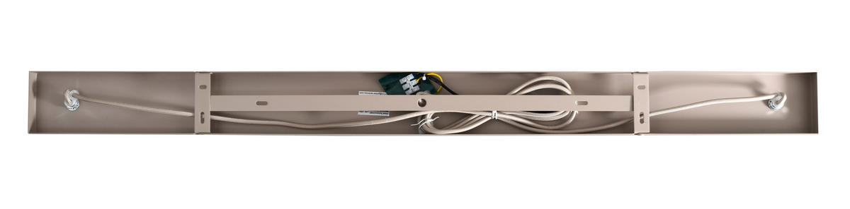 HÄNGELEUCHTE Montpellier 130/150/40 cm  - Sandfarben/Weiß, Design, Kunststoff/Metall (130/150/40cm)
