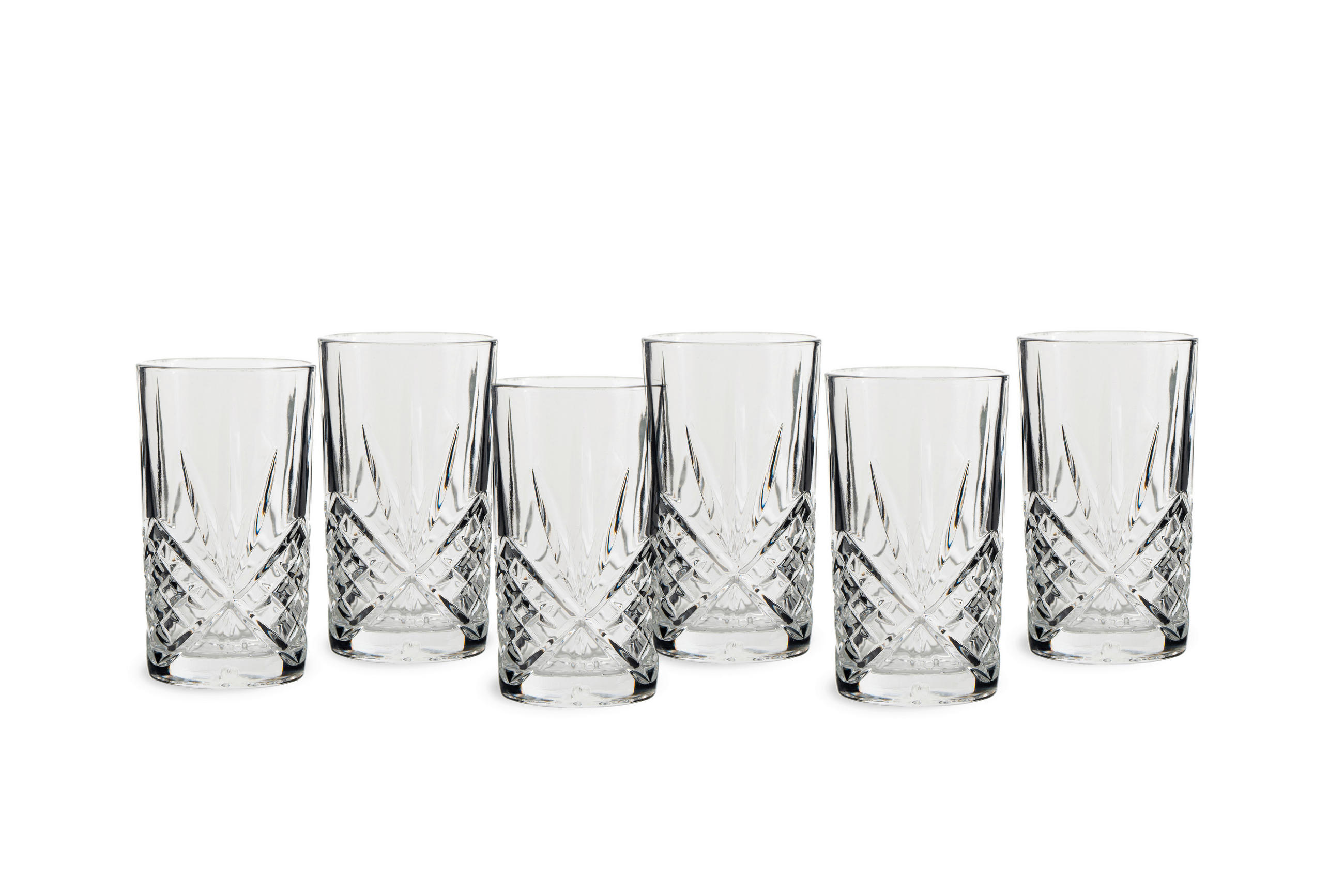 GLÄSERSET  6-teilig  - Transparent, Basics, Glas (7,7/13,8cm) - Echtwerk
