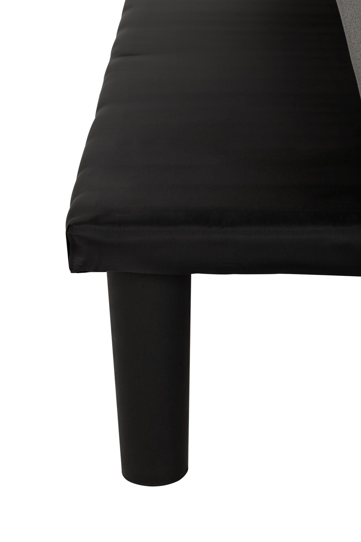 SCHLAFSOFA in Textil Grau  - Schwarz/Grau, Basics, Kunststoff/Textil (180/79/91cm) - P & B
