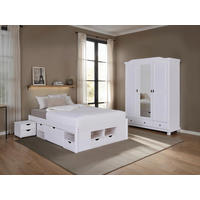 EINZELZIMMER Weiß  - Weiß, MODERN, Holz - MID.YOU