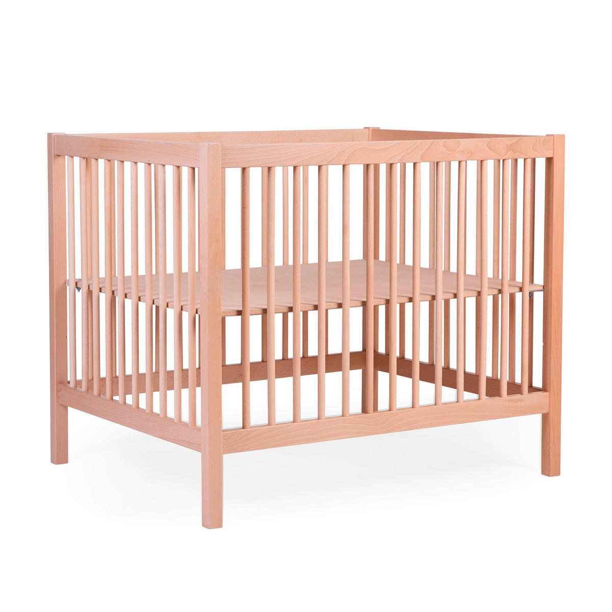 LAUFGITTER PA97NA Natur inkl. Rollen 98/78/82 cm  - Naturfarben, KONVENTIONELL, Holz/Kunststoff (98/78/82cm) - Childhome