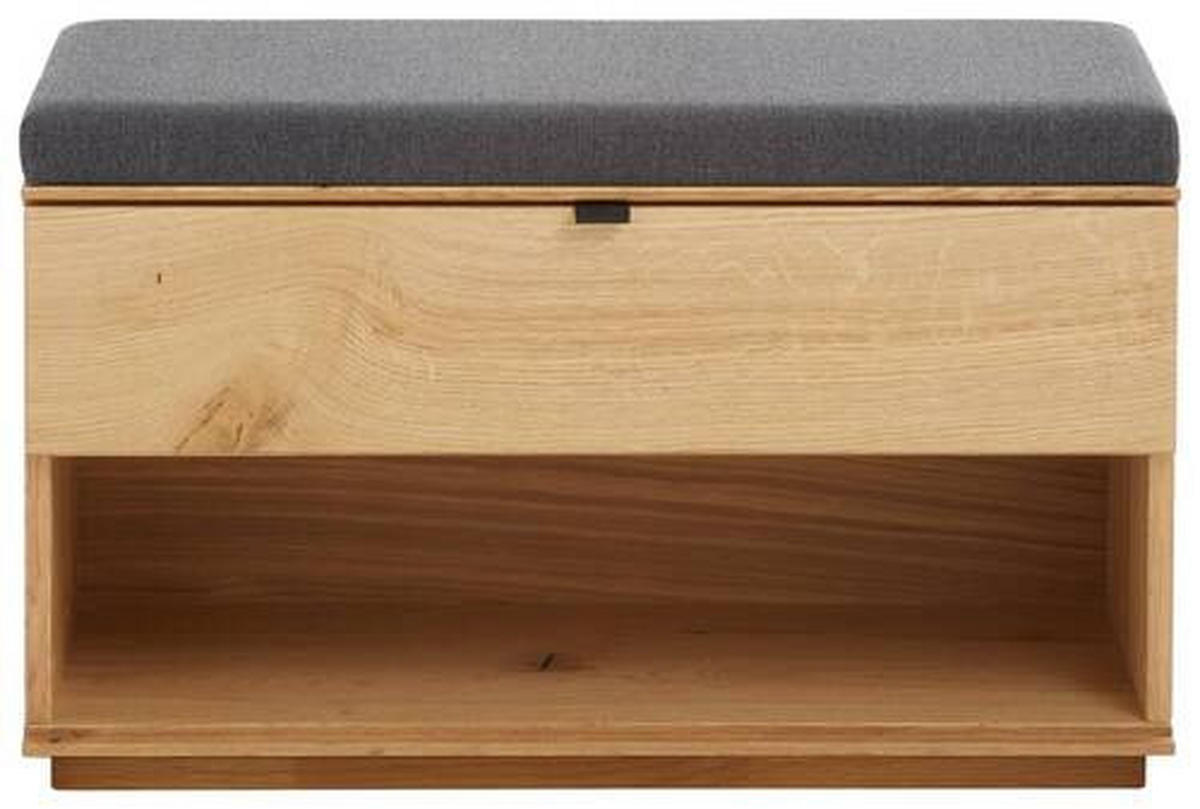 GARDEROBE 5-teilig  in 190/202/38 cm  - Eichefarben/Anthrazit, Natur, Holz/Textil (190/202/38cm) - Linea Natura