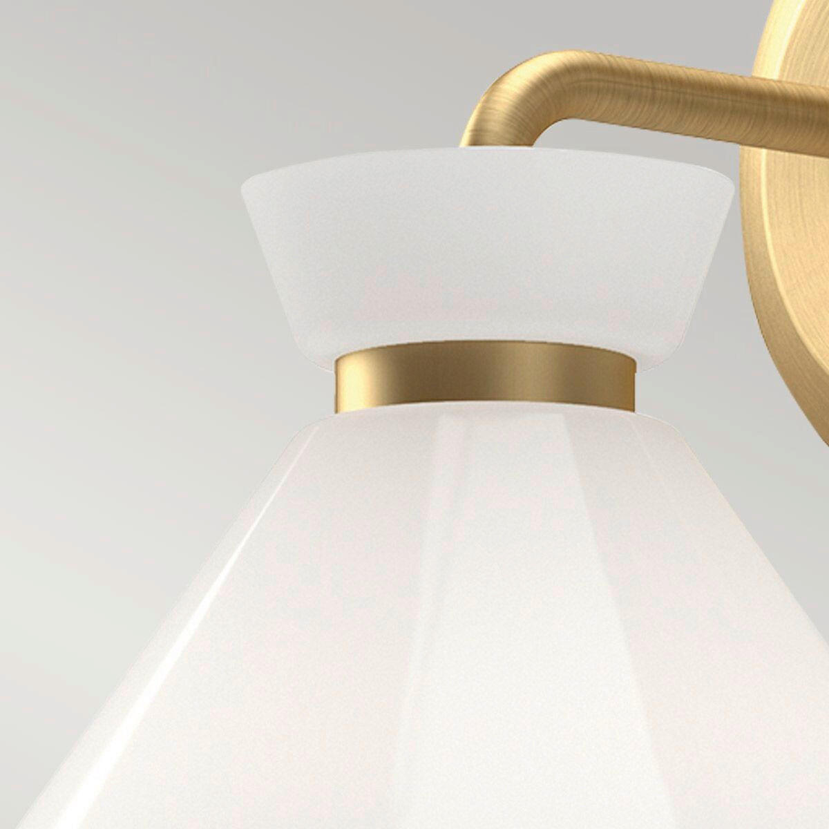 WANDLEUCHTE   - Goldfarben, KONVENTIONELL, Glas/Metall (22,2/20,3/21,8cm) - Elstead Lighting