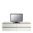 LOWBOARD Hochglanz, lackiert, matt Weiß - Schwarz/Weiß, Design (195/54/56,5cm) - Dieter Knoll