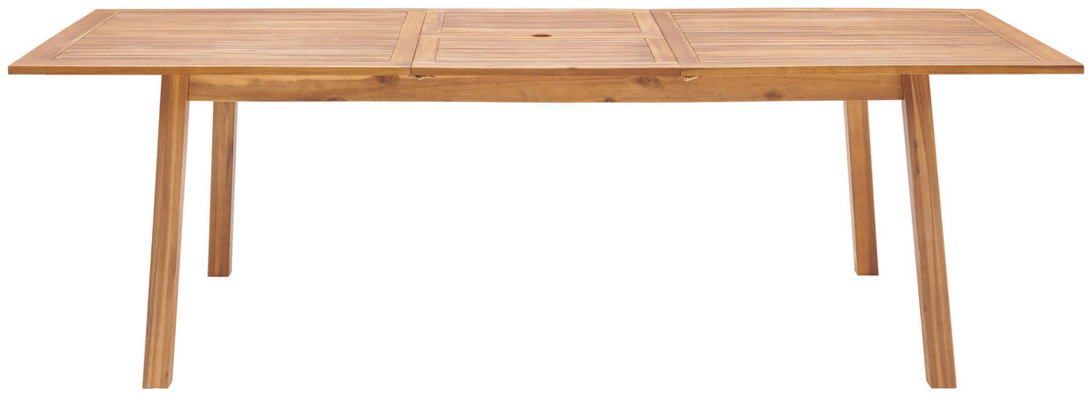 STOL VRTNI  prirodne boje  drvo      - prirodne boje, Romantično / ladanjski, drvo (180(240)/100/74cm) - Ambia Garden