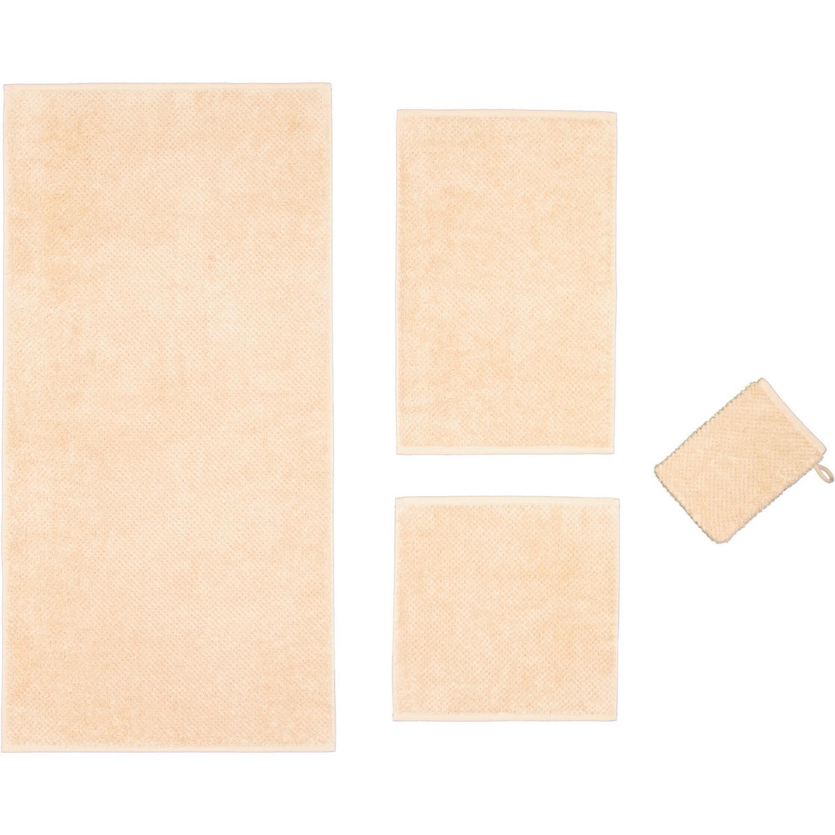 KÉZTÖRLŐ 50/100 cm bézs  - bézs, Basics, textil (50/100cm) - Cawoe