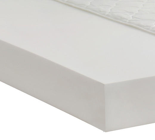 KOMFORTSCHAUMMATRATZE 90/190 cm Höhe ca. 16 cm  - Weiß, Textil (90/190cm) - Boxxx
