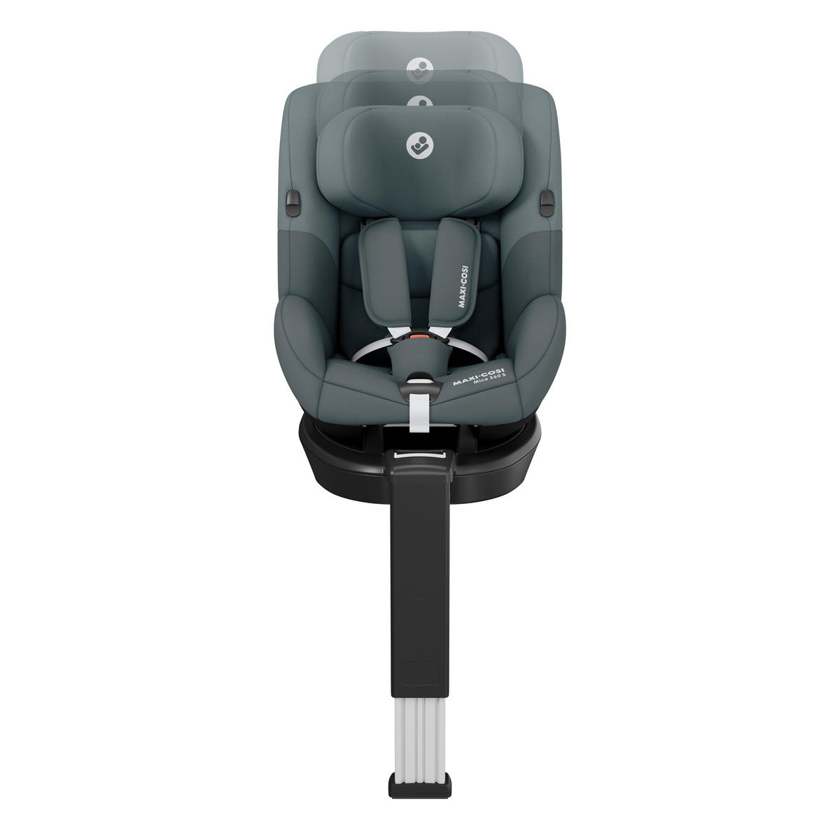 REBOARDER-KINDERSITZ Mica 360 S  - Graphitfarben, Basics, Kunststoff/Textil (42/52/72cm) - Maxi-Cosi