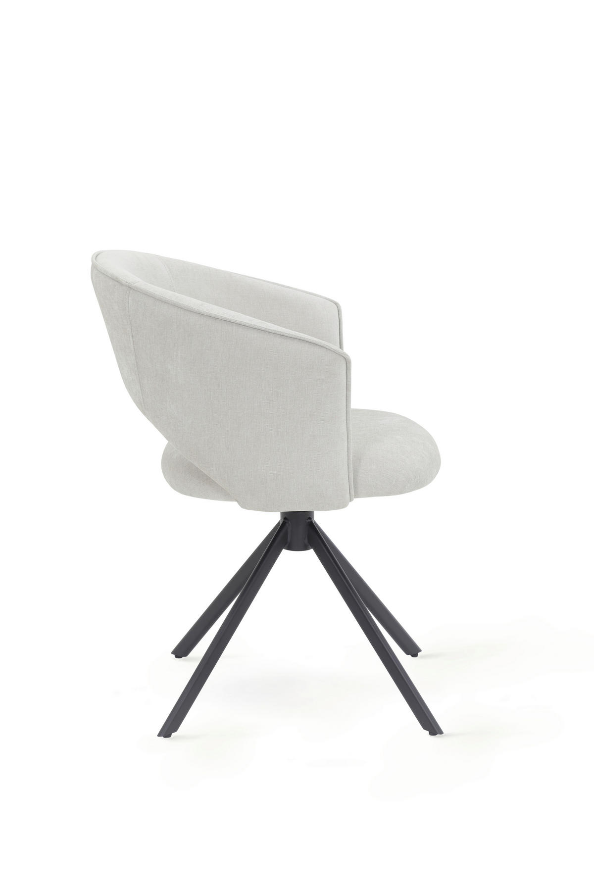 ARMLEHNSTUHL  in Stahl Chenille  - Beige/Schwarz, Basics, Textil/Metall (61,5/78,5/59cm) - Tom Tailor