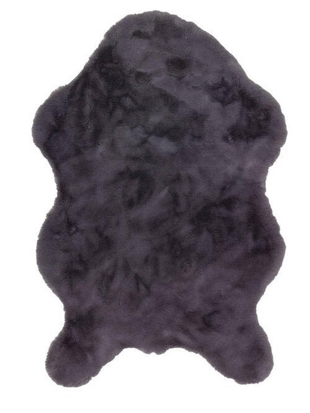 KUNSTFELL 60/90 cm TENDER Anthrazit  - Anthrazit, KONVENTIONELL, Textil (60/90cm) - Schöner Wohnen