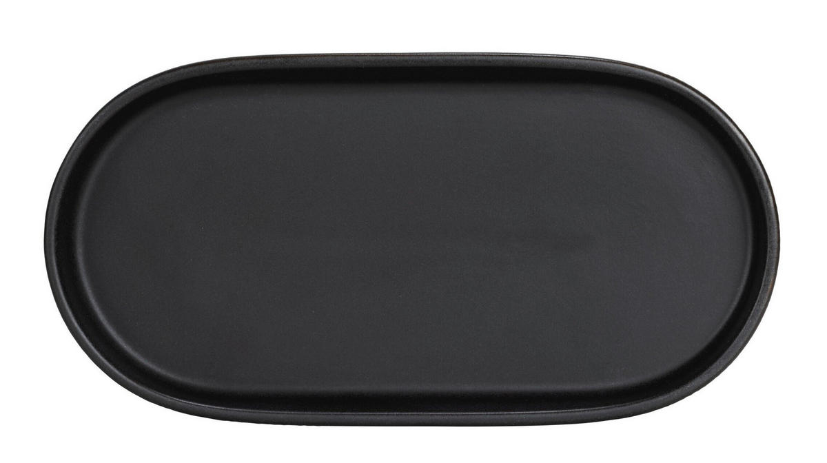 SEIFENSCHALE - Schwarz, Basics, Keramik (20/2,2/10cm) - Wenko