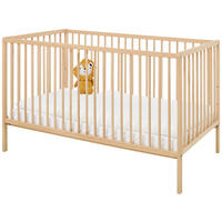 GITTERBETT HANNA  144/75/85 cm   - Buchefarben, Natur, Holz (144/75/85cm) - Pinolino