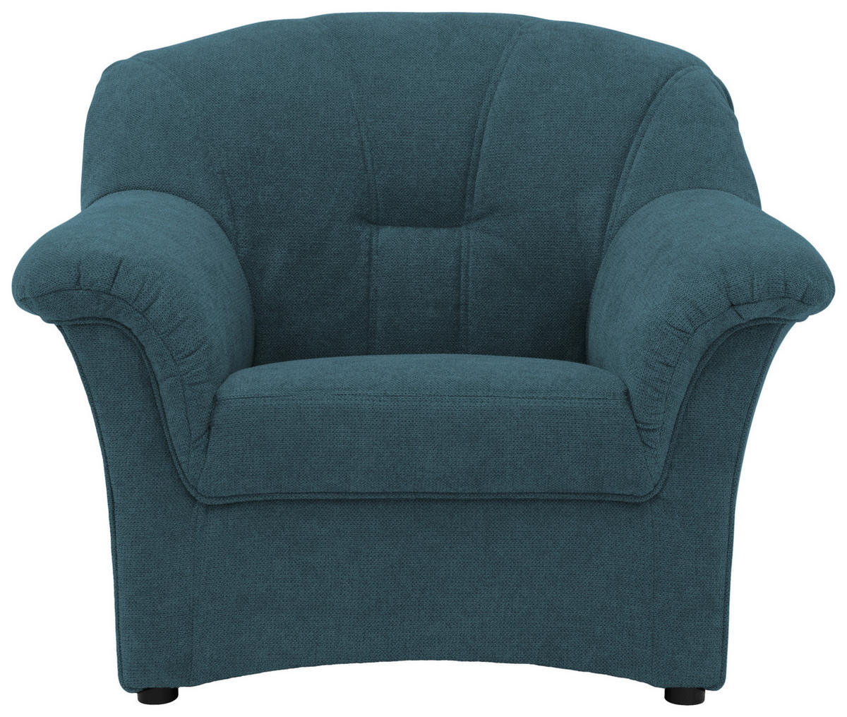 SESSEL Mikrofaser Petrol    - Petrol/Schwarz, KONVENTIONELL, Kunststoff/Textil (99/84/82cm) - MID.YOU