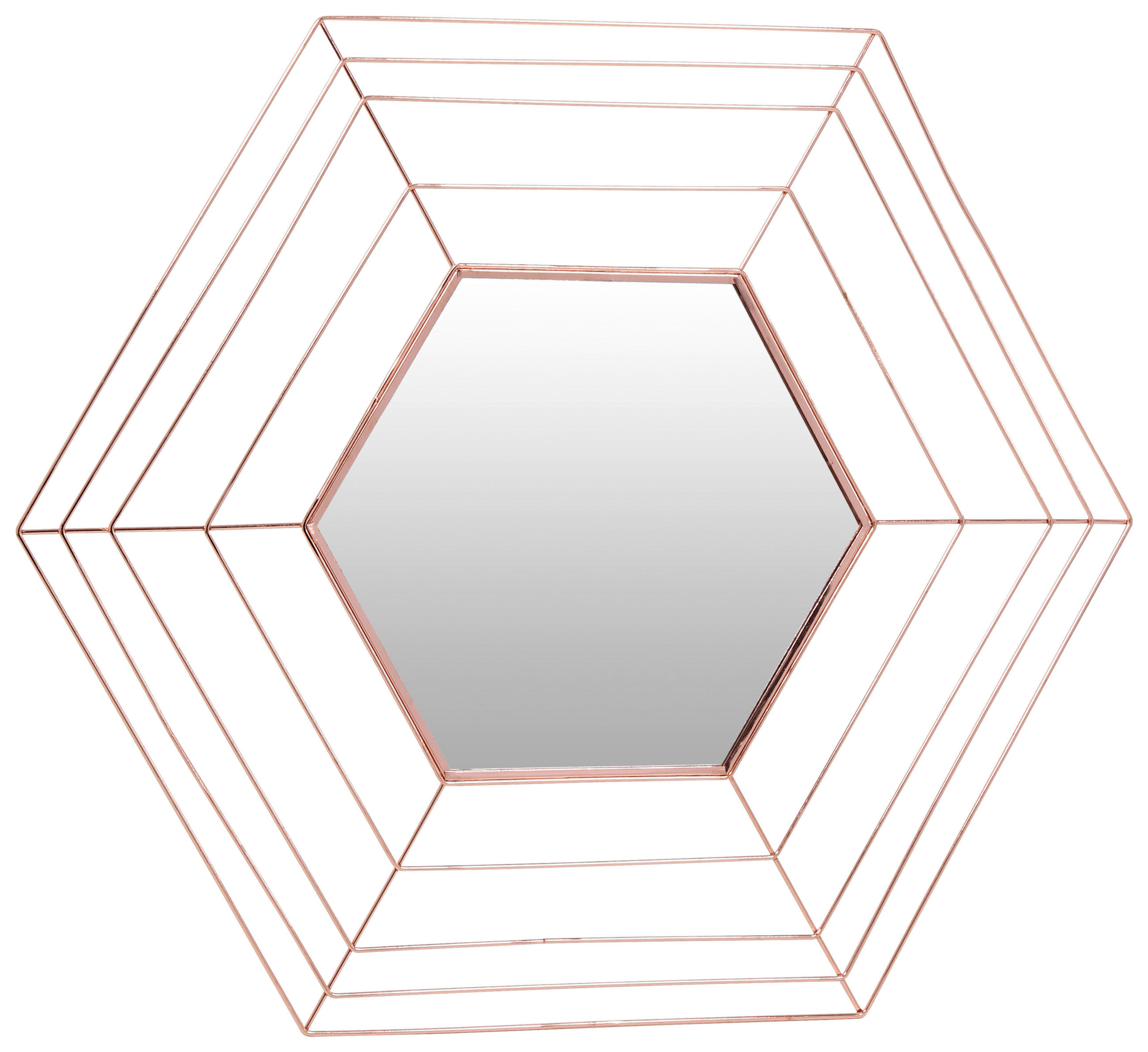 MID.YOU NÁSTĚNNÉ ZRCADLO 79,5/69/1,5 cm