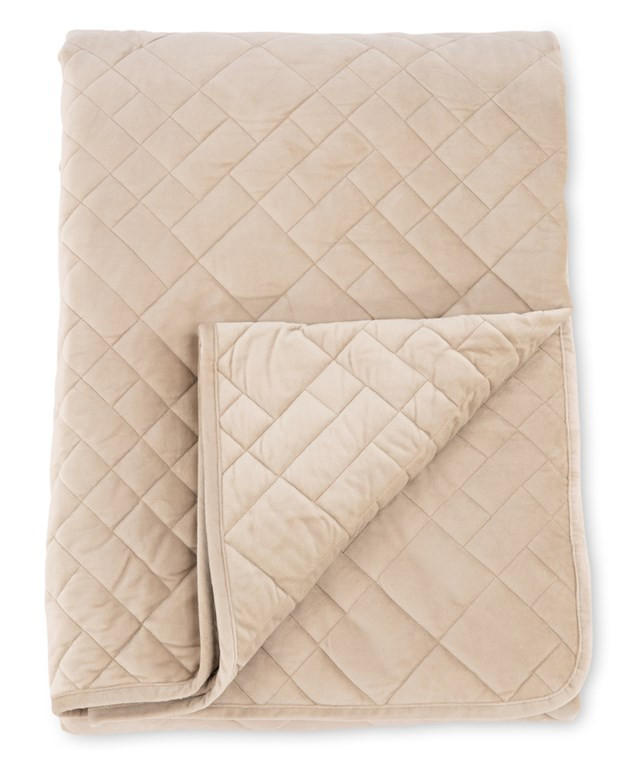 SÄNGÖVERKAST 260/260 cm  - beige, Design, textil (260/260cm)