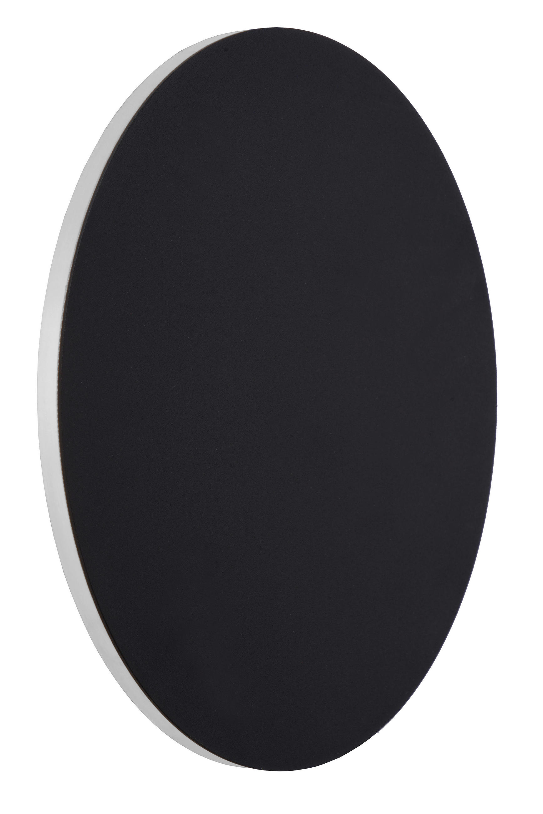 LED-WANDLEUCHTE 25/3.5 cm   - Schwarz, Design, Metall (25/3.5cm) - Lucide