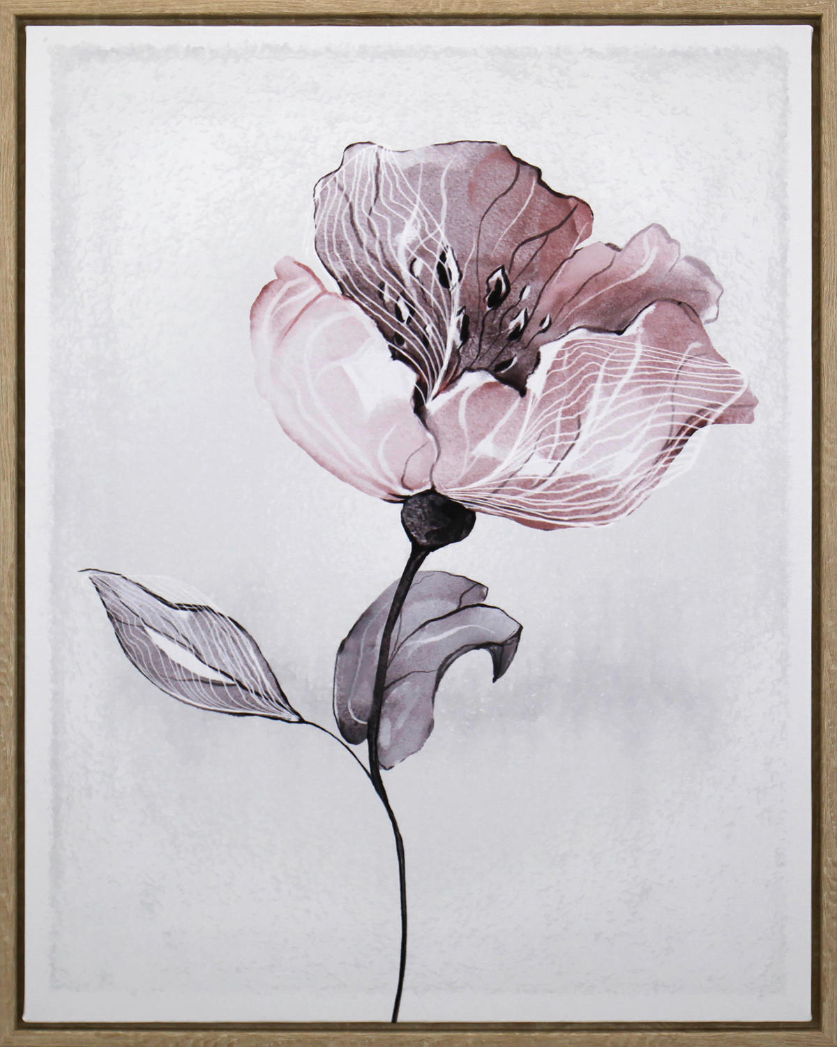 ŠTAMPA NA PLATNU   - pink/siva, Osnovno, tekstil/pločasti materijal (40/50cm) - Monee