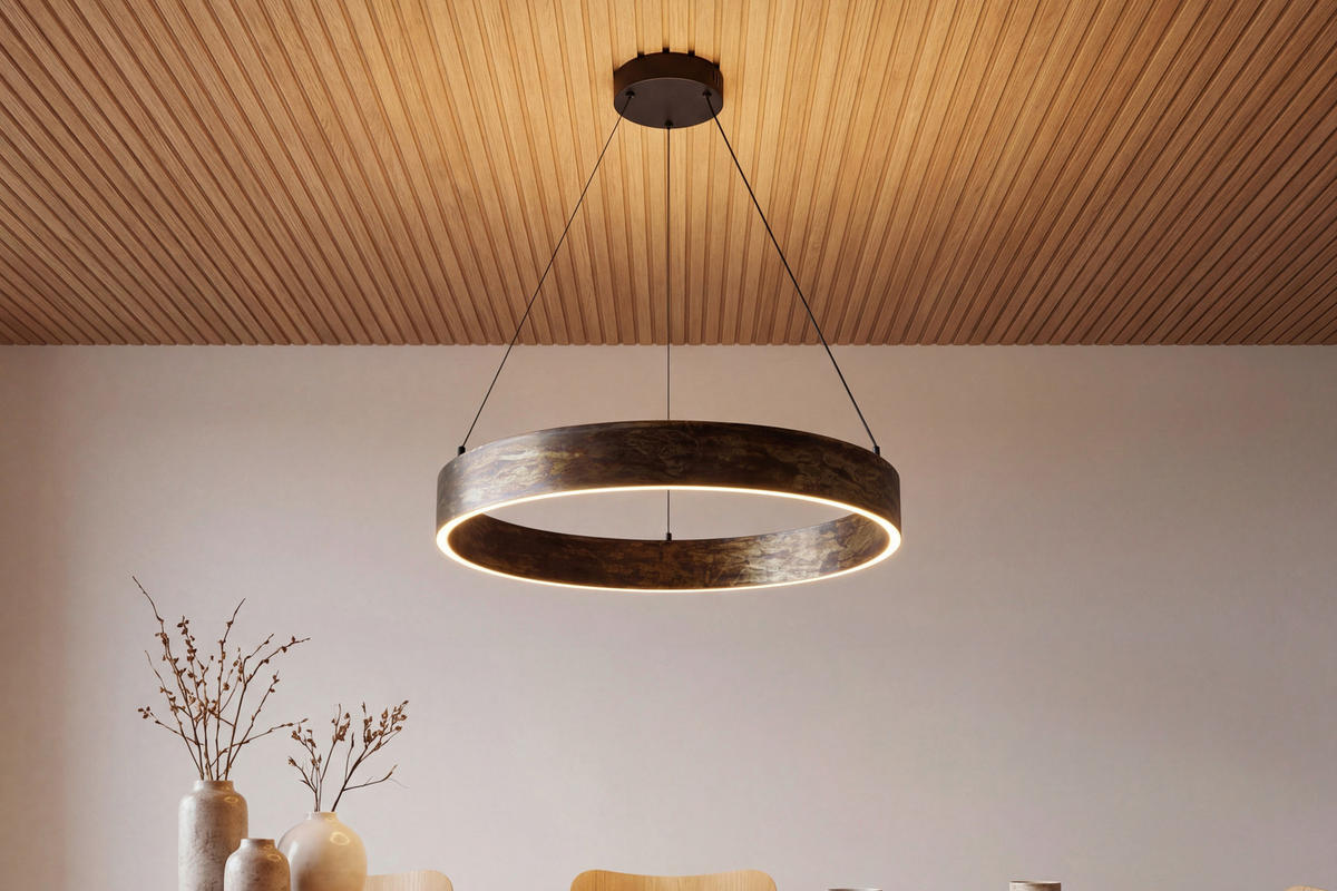 LED-HÄNGELEUCHTE Oxira 59/120 cm  - Multicolor/Schwarz, Design, Kunststoff/Metall (59/120cm) - Dieter Knoll