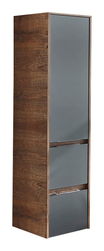 Sadena Midischrank Landau Grau, 33.3x126.8x33 cm