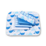Waschtuchset 6-teilig  - Blau, Basics, Textil (22/22cm) - My Baby Lou
