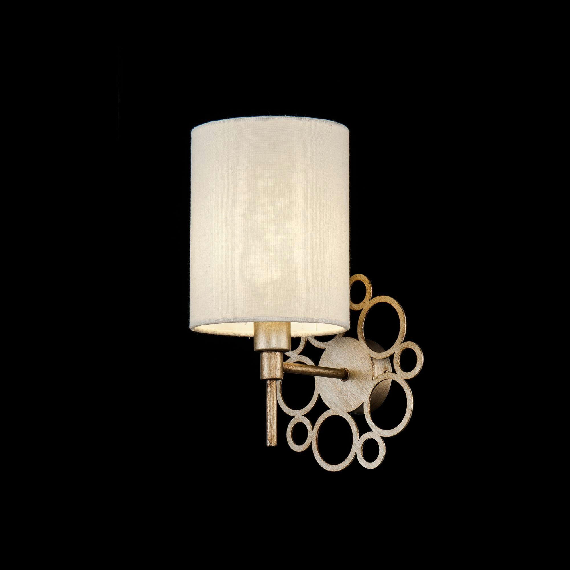 WANDLEUCHTE House 18/30/19 cm   - Goldfarben/Creme, Trend, Kunststoff/Textil (18/30/19cm) - MAYTONI