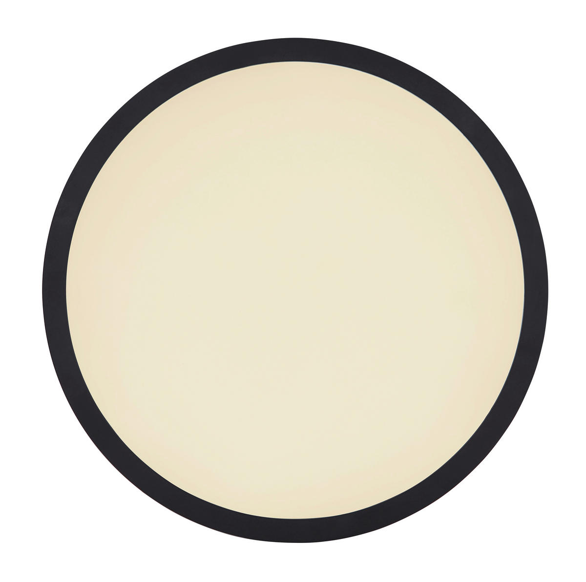 KOUPELNOVÉ STROPNÍ LED SVĚTLO, 29,4/29,4/2,5 cm - bílá/černá, Design, plast (29,4/29,4/2,5cm) - Globo