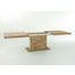 ESSTISCH Wildeiche vollmassiv rechteckig Eichefarben - Eichefarben, Basics, Holz/Metall (150/95/76cm) - VALDERA