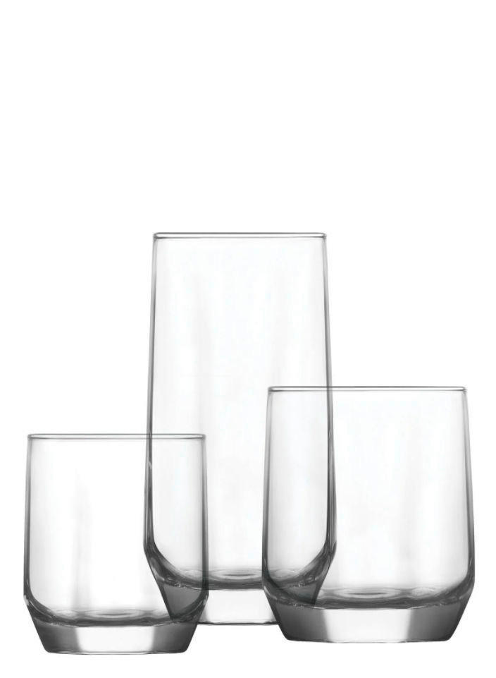 GLÄSERSET  - Transparent, Basics, Glas (14cm)