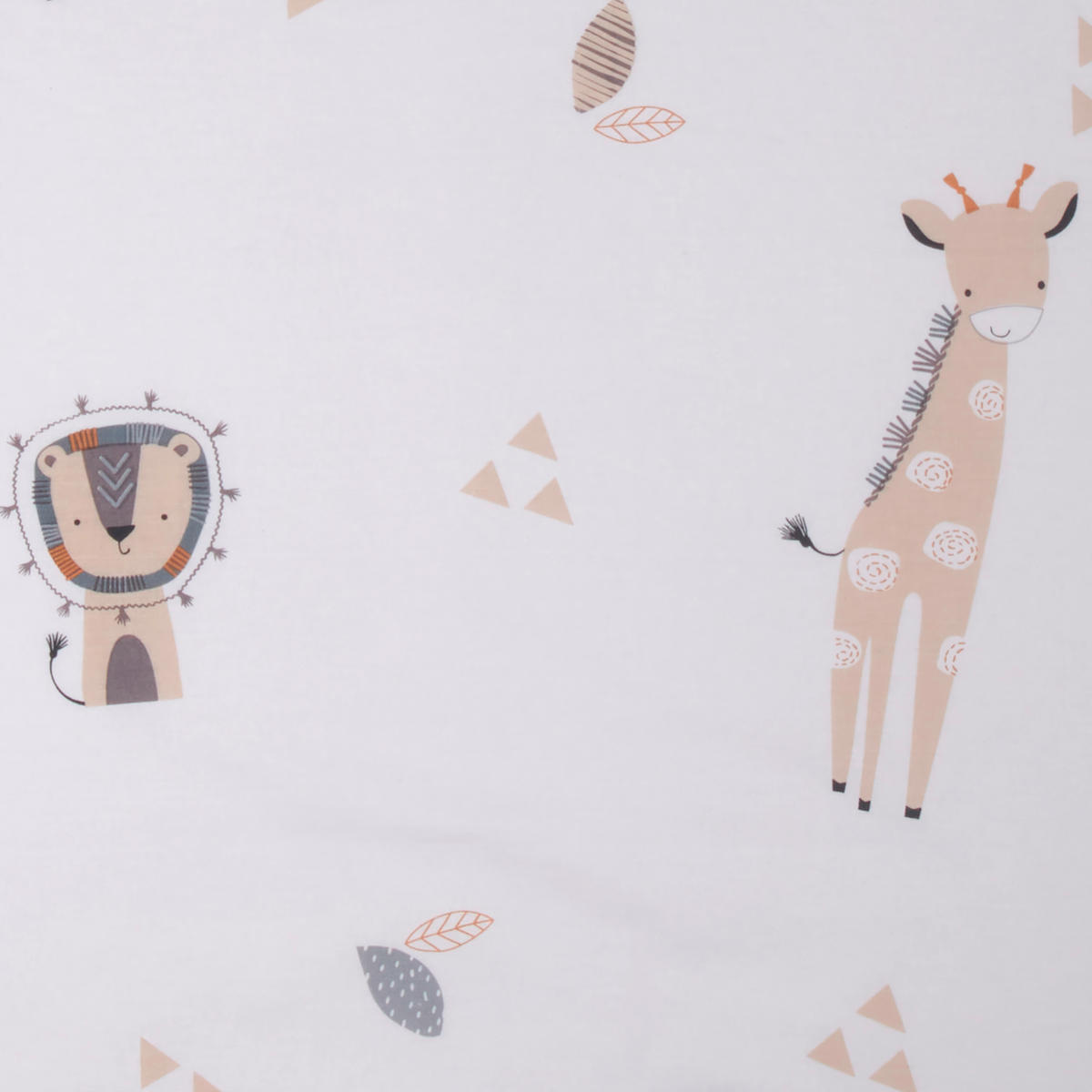 DETSKÉ OBLIEČKY SAFARI 100/135 cm  - sivá/béžová, Trend, textil (100/135cm) - Avelia