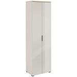 GARDEROBENSCHRANK  in 59/197/40 cm  - Kaschmir/Eichefarben, Design, Glas/Holzwerkstoff (59/197/40cm) - Voleo