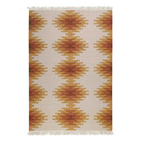 HANDWEBTEPPICH 160/230 cm Belle Braun, Creme, Beige  - Beige/Creme, KONVENTIONELL, Textil (160/230cm)