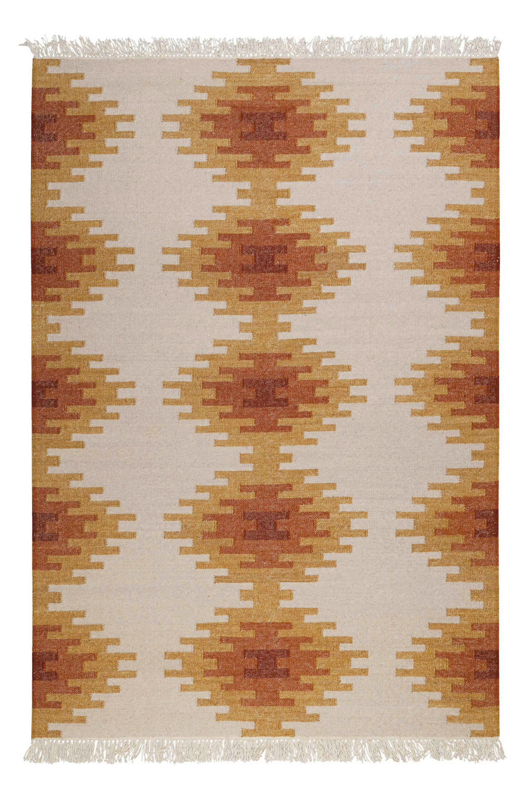 Wecon Home Handwebteppich Belle Braun, Creme, Beige 300x400 cm