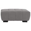 HOCKER in Textil Grau  - Schwarz/Grau, Konventionell, Textil/Metall (106/40/72cm) - Hom`in