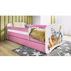 KINDER-/JUNIORBETT - Pink/Birkefarben, MODERN, Holz/Holzwerkstoff (80/160cm) - MID.YOU