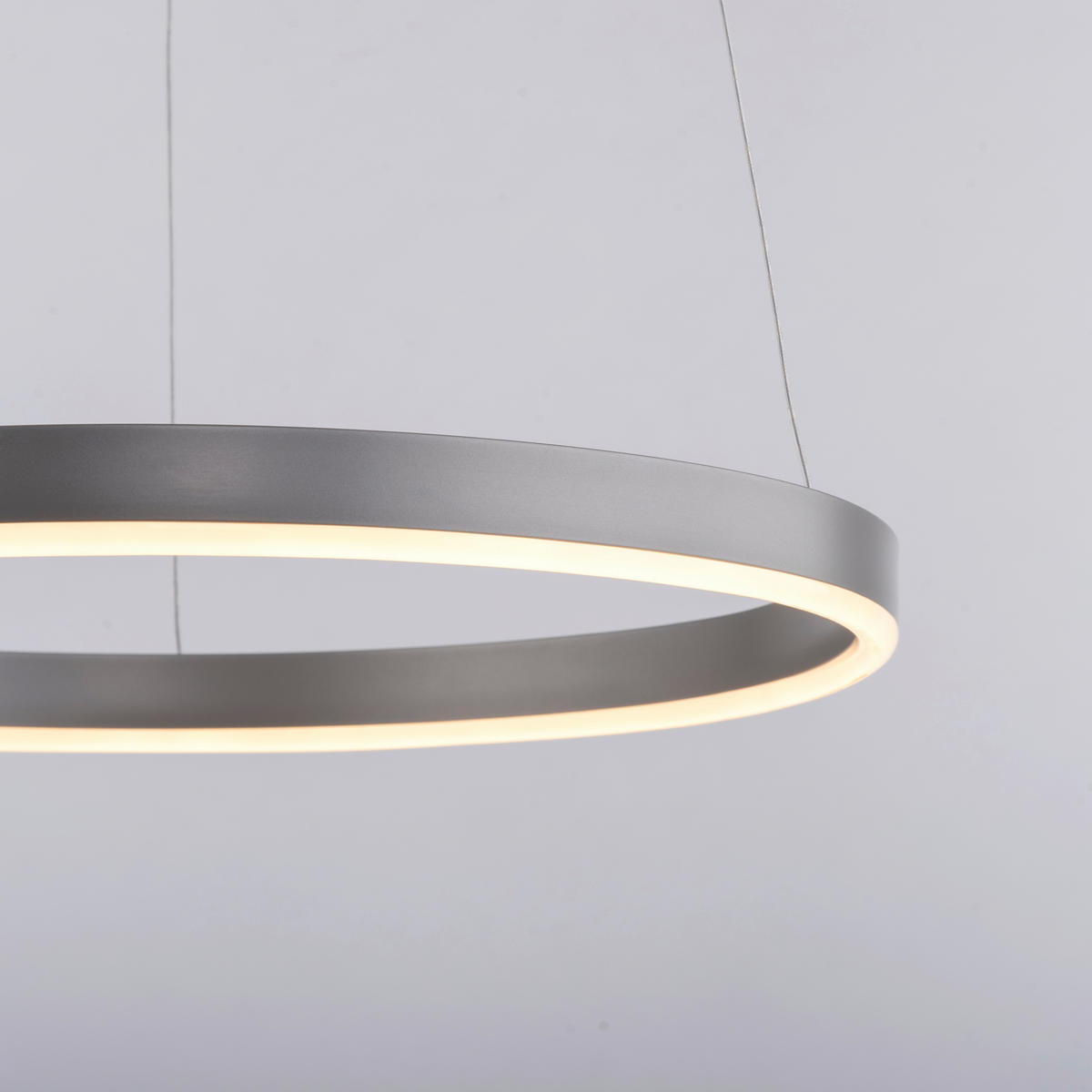 LED-HÄNGELEUCHTE 39/120 cm   - Alufarben, Design, Kunststoff/Metall (39/120cm)