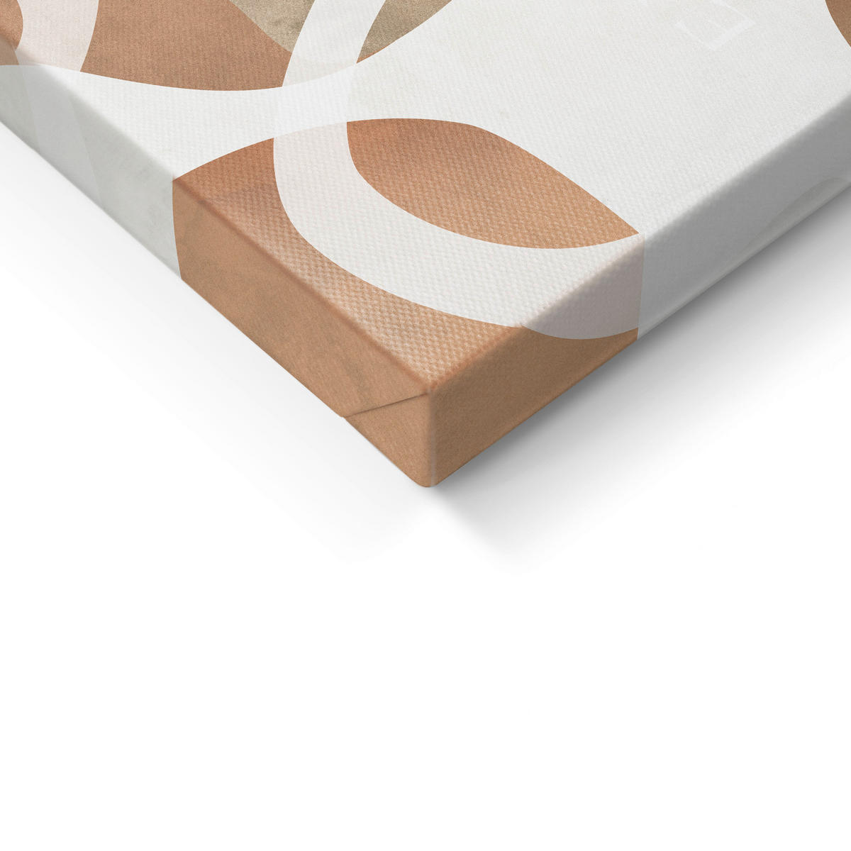 BILDERSET - Beige/Braun, Basics, Holz/Textil (2x32/42cm)